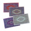 Ruiqas Lot de 4 tapis de maison de poupée 93 x 5. Mini tapis turc de 22,9 cm pour décoration de maison de poupée