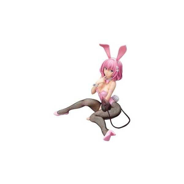 NEWLIA Figurine danime Ecchi - Momo Belia Deviluke- 1/4 -Bunny Ver. Figurines daction Objets de Collection animés Modèle de