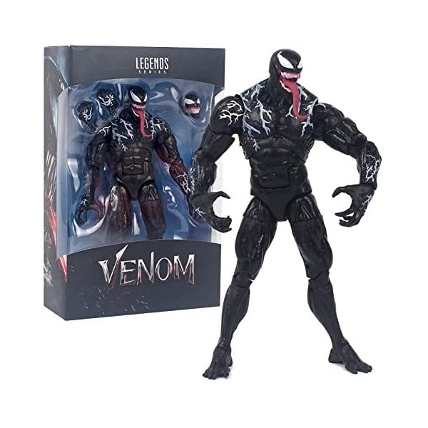 Venom Carnage - Figurine daction de collection de lanime - Modèle de poupée Venom - Joints en PVC - Modèle mobile - Figurin