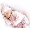 Simulation Reborn Baby Doll Endormi 22 Pouces / 55 Cm Enfant Jouet Cadeau Membre Silicone Corps Renaissance Poupée, Poupées N