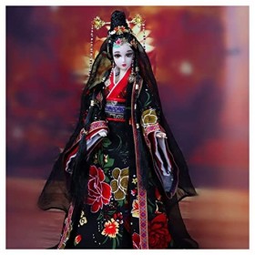 Poupée De Costume Antique Chinoise, 12 Articulations Poupée De Fée, Poupée Oriental Jouet Décoration, Poupée Chinoise En Hanf