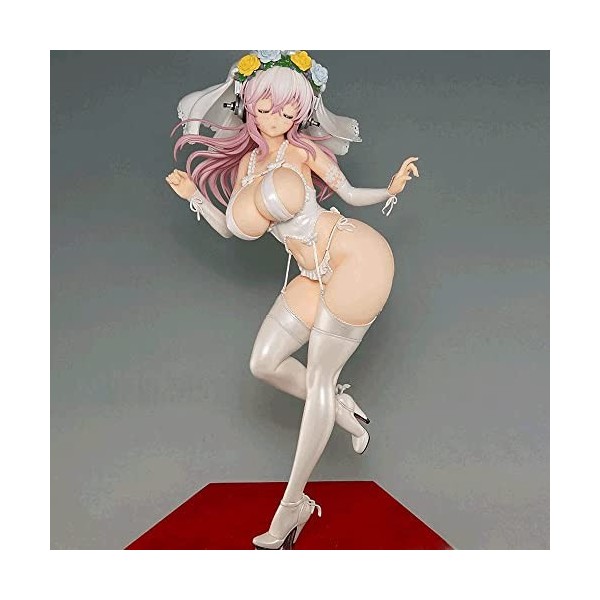 BOANUT Personnage Original - Sonico - Robe de mariée 10e Anniversaire Ver. Mignon Personnage de Dessin animé Statue Jouets mo