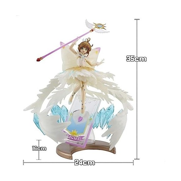 Figurine Anime Card Captor Sakura Anime Figures Jeu de dessin animé Personnage Anime Poupée PVC Modèle Collection Décoration 