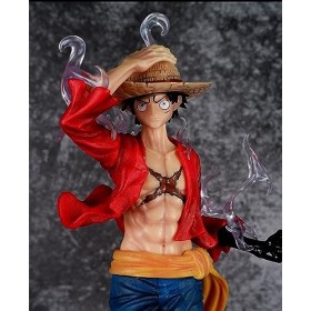 KAMFX Chiffre danime Figurine dune Seule pièce Luffy Posture Debout Modèle de Figurine daction Statuette en PVC Jouet de C