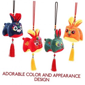 ABOOFAN 20 Pcs Lapin Animal en Peluche Année du Lapin 2023 Figure Lapin en Peluche Jouet Chinois 2023 Peluche Lapin Animaux e