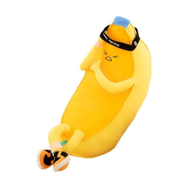 Plesuxfy Poupée Banane farcie Douce - Jouets en Peluche Longs,Jouet de Fruit Mignon, Cadeau de Jouet de poupée décorative de 