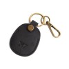 Neyyos Pendentif Airtag en cuir véritable - Tracker dair - Étui portable et porte-clés - Étui de protection pour localisateu