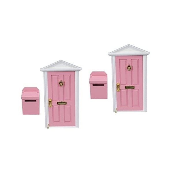 Toyvian Mini Porte De Meubles Meubles De Maison Miniature Kidcraft Maisons De Poupées Décor À La Maison Vintage 6 Ensembles D