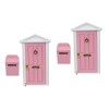 Toyvian Mini Porte De Meubles Meubles De Maison Miniature Kidcraft Maisons De Poupées Décor À La Maison Vintage 6 Ensembles D