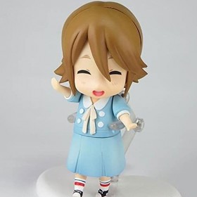 Poupée modèle Tainaka Ritsu version Q, une animation du manga "Light Tone Girl", posture debout, cheveux bruns courts, avec u