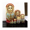 GHQYP 7 pièces/Ensemble en Bois souhaitant des poupées empilant des poupées éthiques de Nidification Russe matriochka Enfants