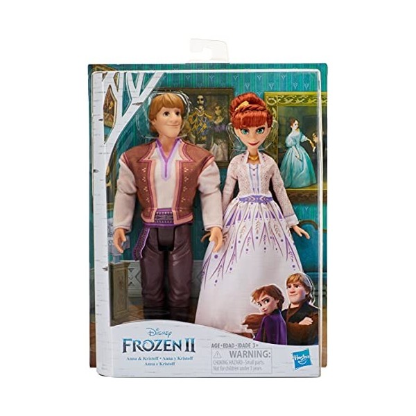 Disney Frozen Anna & Kristoff Fashion Dolls 2 Pack, Outfits Featured in The Frozen 2 Movie