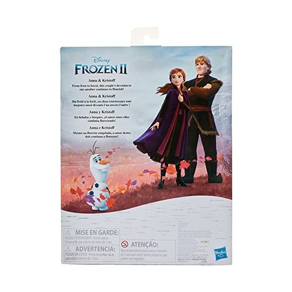 Disney Frozen Anna & Kristoff Fashion Dolls 2 Pack, Outfits Featured in The Frozen 2 Movie