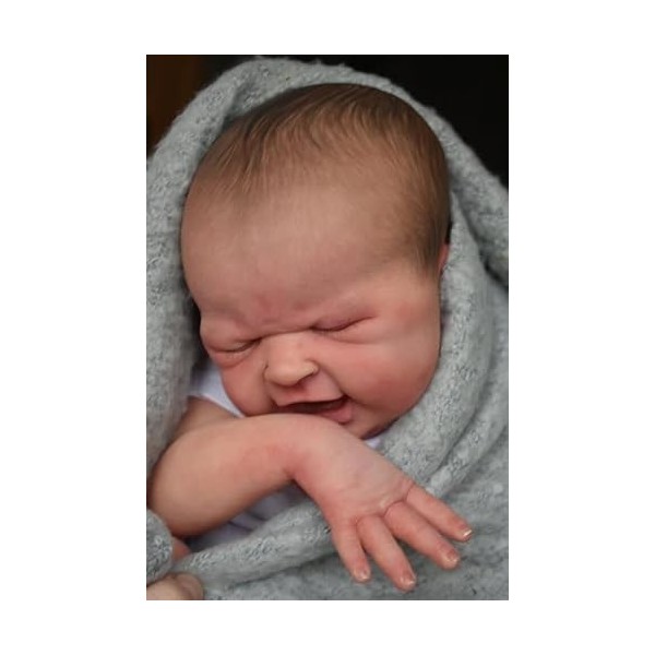Poupées Reborn Baby Boy 19 Pouces 48 Cm Cry Babies Poupées De Bébé Nouveau-Né Réalistes Qui Ressemblent À La Vraie Vie Poupée