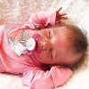 Reborn Baby Dolls Poupée Nouveau-Né Fait À La Main Bébé 50 Cm Corps Complet en Silicone Endormi Garçon/Fille Vraie Vie Poupée