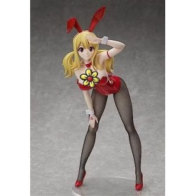 LYOUAE Figurine Anime Figurine Fairy Tail, Lucy Heartfilia, Bunny Girl, modèle de Table Statique en PVC/Figurine poupée Adult