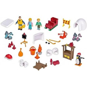 Simba Fireman Calendrier de lAvent Sam Le Pompier 2020, 24 Surprises avec Histoire de Noël, à partir de 3 Ans, 109251060
