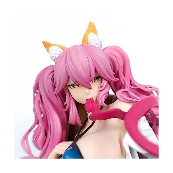 NEWLIA Figurine Ecchi Anime Figuren-Fate/Grand Order Tamamo No Mae Caster Anime à Collectionner/modèle de Personnage PVC Stat