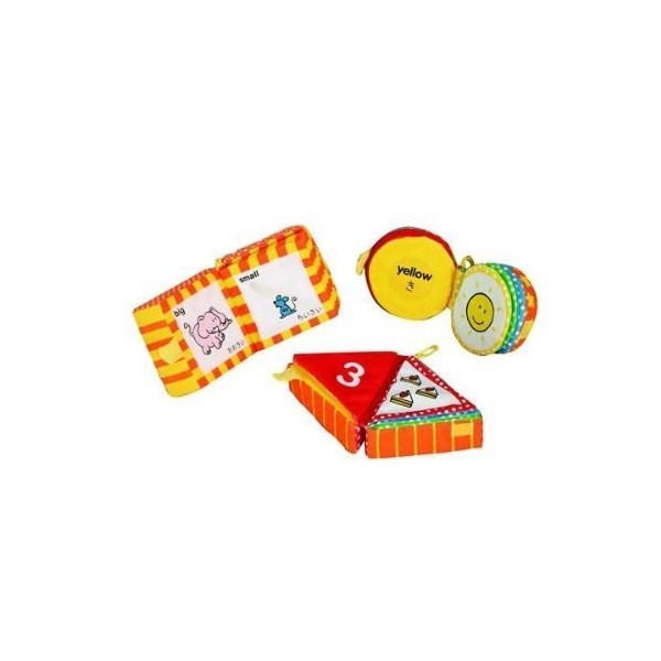 Cloth picture book set of circle, triangle, square japan import 