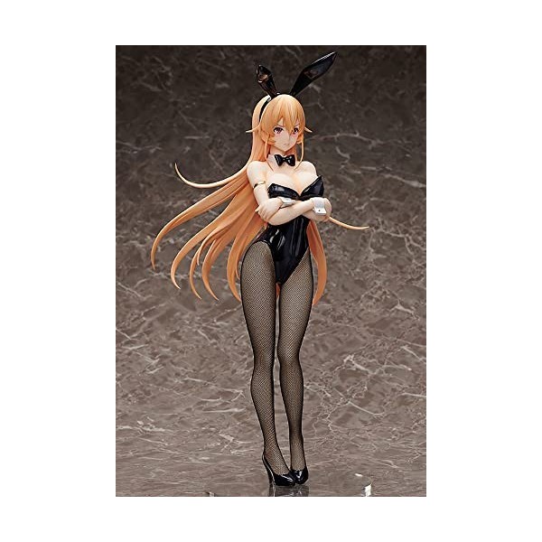 IMMANANT Nakiri Erina - 1/4 - Bunny Ver. Chiffre danime Figurine Ecchi Statue de Personnage de Dessin animé Cadeau de Collec