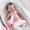 19in Silicone Full Body Sleeping Reborn Baby Doll Garçon/Fille Réaliste Sourire Nouveau-né Poupée Enfants Jouet Cadeau danni