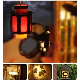 Kit de Maison De Poupée Bricolage, Kit Miniature de Maison de poupée Bricolage avec Meubles, Accessoires de Meubles de Maison