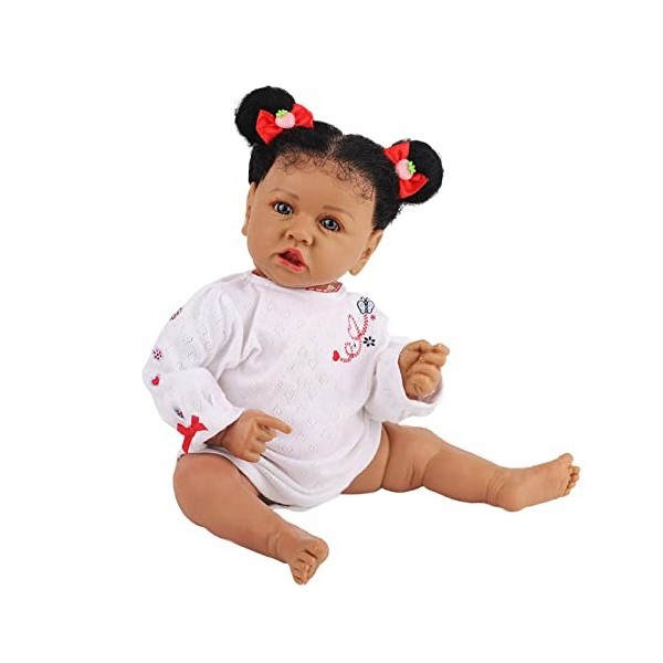 Poupées Reborn Fille 58Cm, Poupées pour Tout-Petits, Cheveux Et Yeux, Cadeau danniversaire pour Enfants