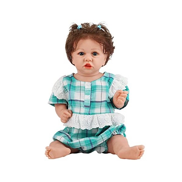 Poupée Reborn Garçon/Fille 58 Cm 22 Pouces Poupée Réaliste Faite À La Main en Vinyle De Silicone Souple Poupées Réalistes pou