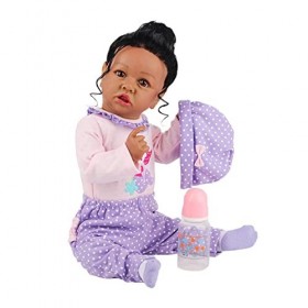 22 "Vinyle Souple Silicone Fait À La Main Nouveau-Né Fille Poupées Réel À La Recherche Réaliste Reborn Bébé Poupée pour LÂge