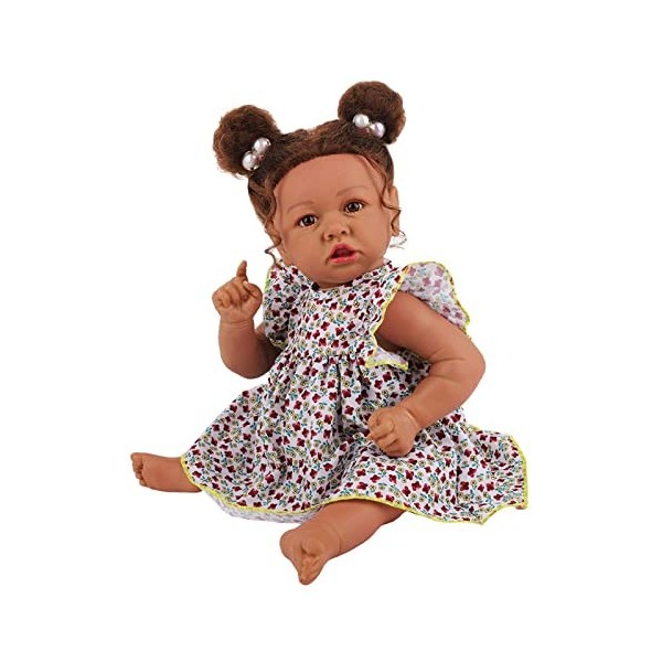 Reborn Baby Dolls Fille 22 Pouces 58 Cm Vinyle Silicone Corps Complet Réel À La Recherche De Bébé Reborn Poupées Douce Peau F