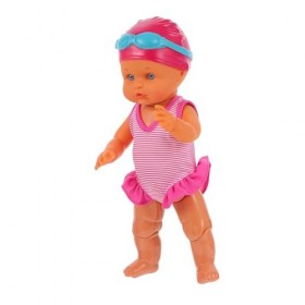 ibasenice 3 Pièces Poupée De Natation Électrique Poupée Interactive pour Enfants Jouet De Bain Flottant Jouet De Baignoire Po