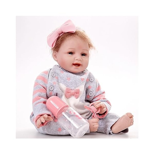 Poupées, 22 Pouces 55 cm, bébés en Silicone Doux Qui Ont lair réels, bébés Filles en Silicone Qui Ont lair réels, Meilleurs