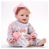 Poupées, 22 Pouces 55 cm, bébés en Silicone Doux Qui Ont lair réels, bébés Filles en Silicone Qui Ont lair réels, Meilleurs