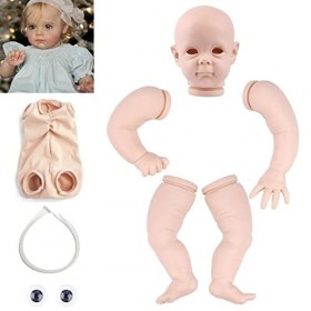 Poupée Reborn, Kits De Renaissance Réalistes De 22 Pouces, en Vinyle, Pièces Non Peintes Et Inachevées, Cadeaux Faits À La Ma
