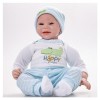 Poupées réalistes en Vinyle réaliste en Silicone Souple pour bébé garçon de 55,9 cm, avec Corps Doux et réaliste Qui Ont lai
