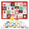 Calendrier de lAvent 2023 pour enfants, 24 pièces - Mini jeu de réflexion pour enfants, mini jeu de patience, jeu de patienc