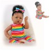 Baby Born Doll 22 Pouces 55 cm Reborn poupées Fille en Vinyle Souple Silicone Vraie Vie bébé poupées Nouveau-né, avec Accesso