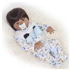 Poupées Reborn en Silicone pour Fille, Yeux Ouverts, 55,9 cm de Haut, Qui ressemblent à de Vrais Jouets Faits à la Main, avec