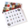 Calendrier de lAvent de Noël Boîte à Mystères Cadeaux pour Filles Bijoux à breloques Kit de jeu de Puzzle pour Enfants B 