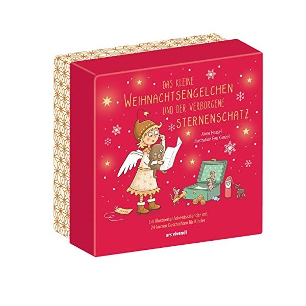 Das kleine Weihnachtsengelchen und der verborgene Sternenschatz: Kinder-Adventskalender mit 24 kurzen Geschichten für Kinder 