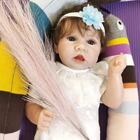 Poupées nouveau-nées de 55,9 cm pour filles, poupées réalistes, poupée reborn réaliste, coffret cadeau pour enfants
