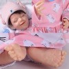 Poupées réalistes - Poupées bébé Reborn en silicone de 46 cm - Poupées filles, C