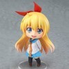 Poupée modèle Kirisaki Chitoge version Q, lhéroïne de "False Love", avec de longs cheveux blonds, des yeux bleu clair, une p