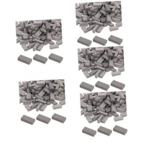 ibasenice 500 Pièces Modèle Brique Jouet Mini Briques Ornement 1/16 Échelle Mur Brique Mini Blocs De Construction Mini Jouet 