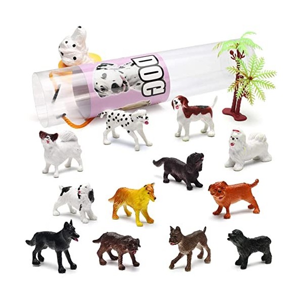 YeoNational&Toys 82 Jouets pour Animaux, Divers Mini Dinosaures, Insectes, Animaux de la Ferme océanique, Animaux de la Jungl