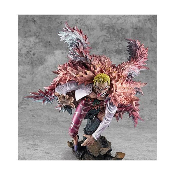 PEPPITHREADS Figurine dAnime One Piece - Donquixote Doflamingo - Heavenly Demon Fighting State, 34cm/13.4in Anime Classic Ba