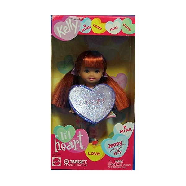 2002 Barbie - Lil heart Love - Kelly, petite soeur de Barbie - Mini poupée blonde - B1074