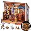 Rolife Kit de maison de poupée miniature à faire soi-même, kits de construction de petites maisons pour adultes, décorations 