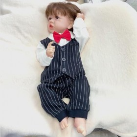 Poupées réalistes en Vinyle réaliste en Silicone Souple pour bébé garçon de 55,9 cm, avec Corps Doux et réaliste Qui Ont lai