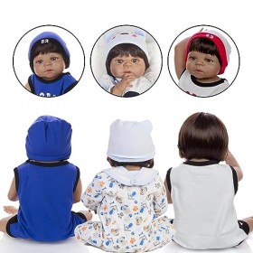 Poupées pour Filles de 3 Ans – Elles mesurent 55,9 cm de Haut, poupée endormie réaliste, Faite à la Main, Yeux fermés, Cadeau